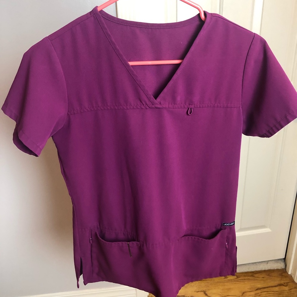 Maroon Jockey Brand Scrubs